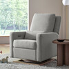 Sigi Glider Recliner with Electronic Control and USB, Grey - Nursery Chairs - 3