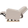 Sigi Glider Recliner with Electronic Control and USB, Beige - Nursery Chairs - 6