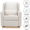 Sigi Glider Recliner with Electronic Control and USB, Cream - Nursery Chairs - 6 - thumbnail
