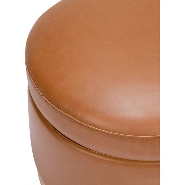 Naka Storage Ottoman, Tan - Ottomans - 7