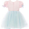 Butterfly Poplin Dress, Pink - Dresses - 2