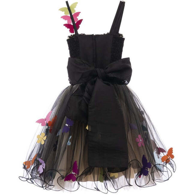 Butterfly Sequin Dress, Black
