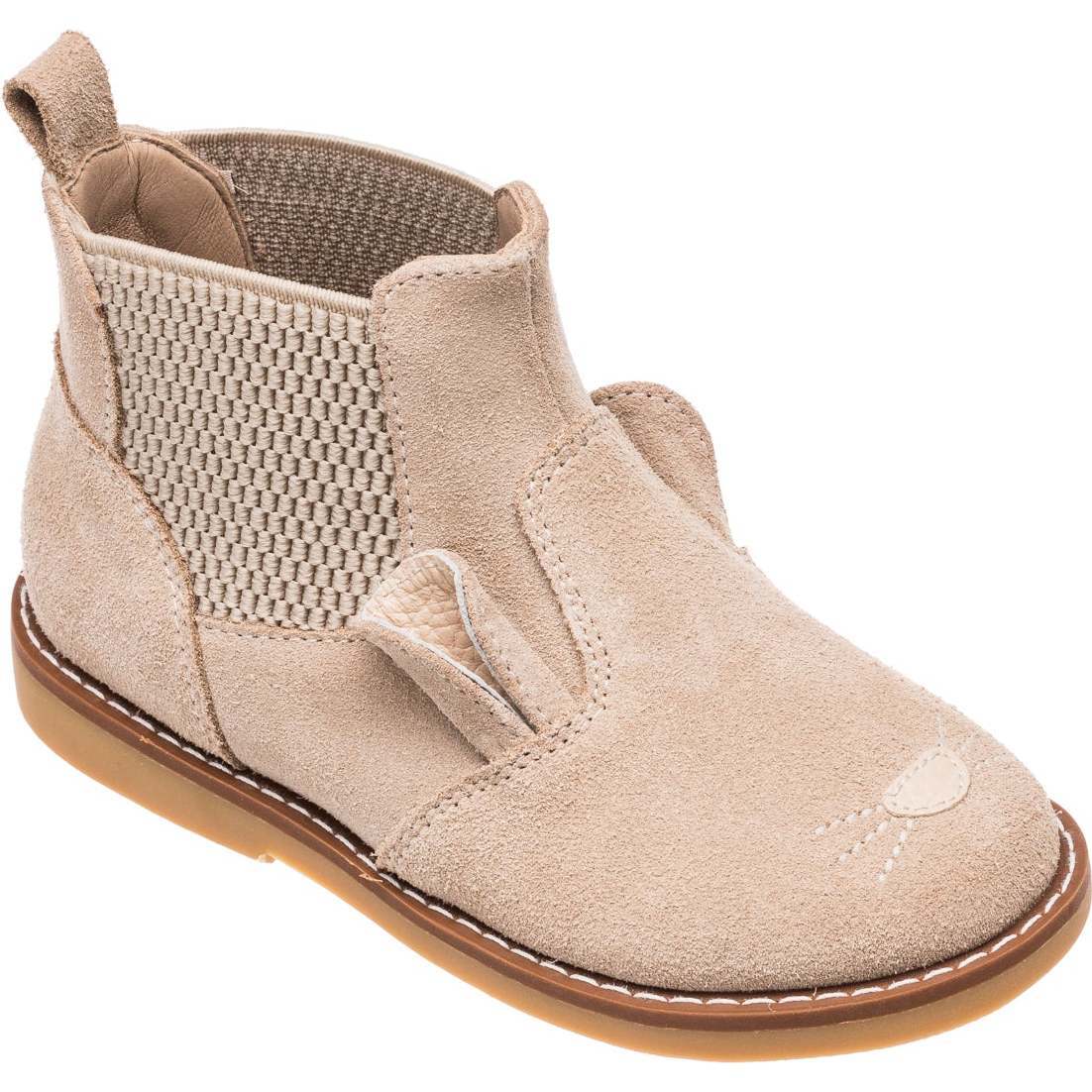 Teddy Chelsea Boot, Beige - Boots - 1