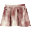 Kelley Skirt, Burgundy & Antique White - Skirts - 1 - thumbnail