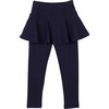 Luna Skirt Legging, Navy Blue - Leggings - 1 - thumbnail