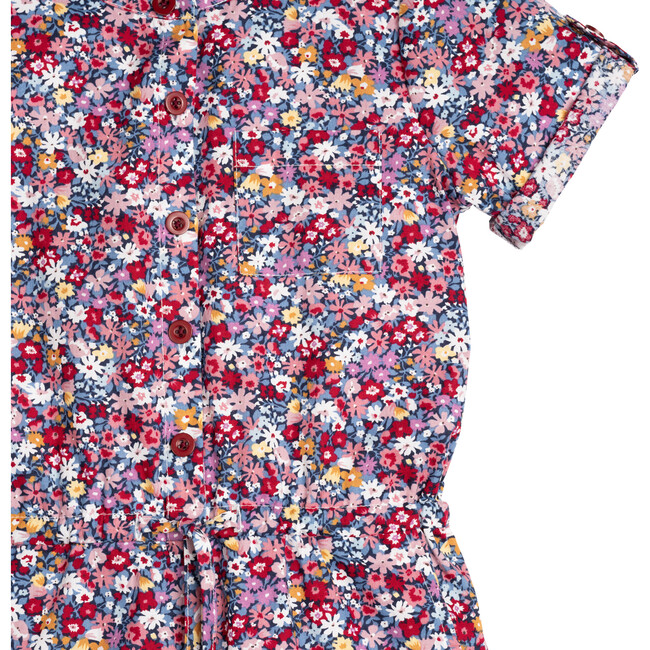 Victoria Romper, Mauve & Burgundy Floral - Rompers - 3