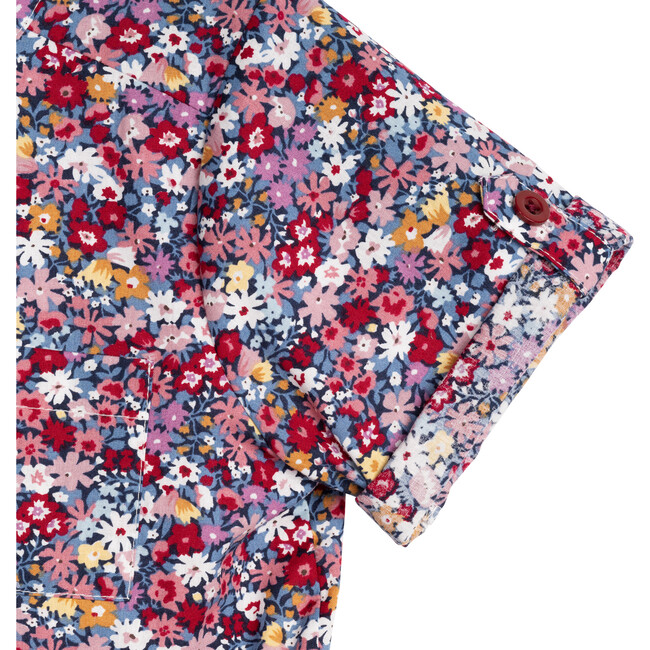 Victoria Romper, Mauve & Burgundy Floral - Rompers - 4