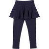 Luna Skirt Legging, Navy Blue - Leggings - 2