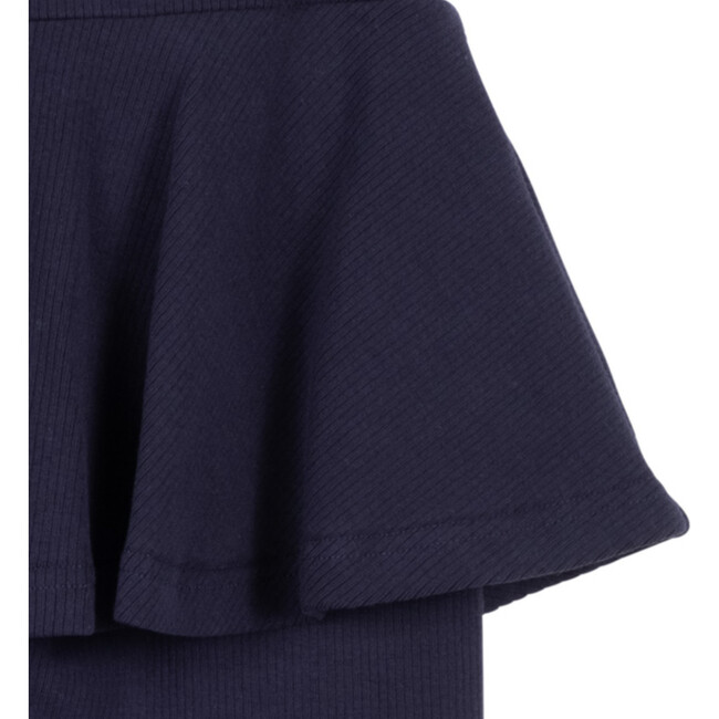 Luna Skirt Legging, Navy Blue - Leggings - 3
