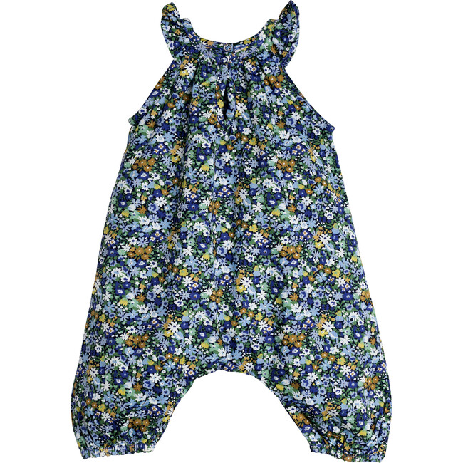 Baby Willow Jumpsuit, Blue & Green Floral