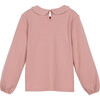 Katie Collared Top, Dusty Pink - Shirts - 3