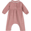 Baby Nia Coverall, Dusty Pink - One Pieces - 2 - thumbnail