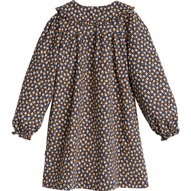 Hannah Dress, Cream & Brown Floral - Dresses - 3