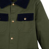 Asa Utility Jacket, Utility Green & Navy - Jackets - 4