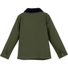Asa Utility Jacket, Utility Green & Navy - Jackets - 3