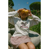 Kelley Skirt, Burgundy & Antique White - Skirts - 2