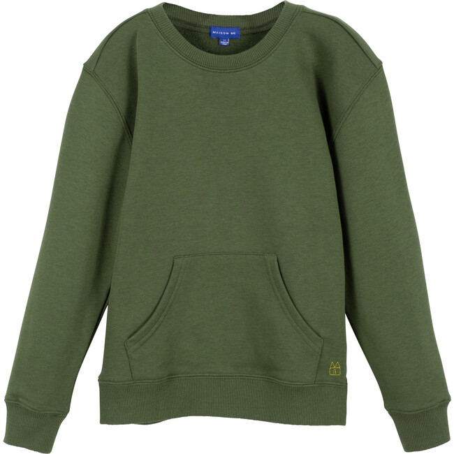 Angus Sweatshirt, Forest Green - Sweatshirts - 1
