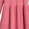 Marley Long Sleeve Dress, Mauve & Tan Stripe - Leggings - 3 - thumbnail