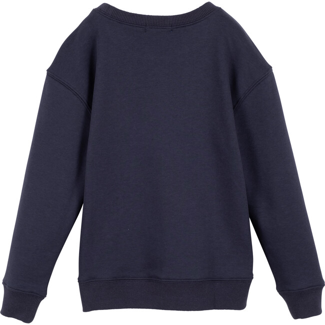 Angus Sweatshirt, Deep Navy Blue - Sweatshirts - 2