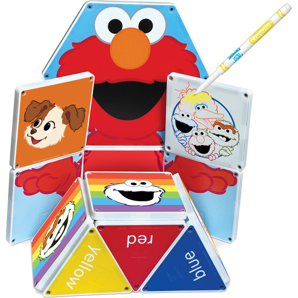 Sesame Street Coloring with Elmo Doodle Tile Set CreateOn