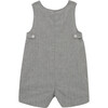 Little Archie Romper, Grey/ Train - Rompers - 2