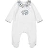 Elephant All In One & Gift Bag, White / Zoo Print - One Pieces - 1 - thumbnail