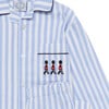 Felix Pajama, Blue Stripe/Soldier - Pajamas - 2