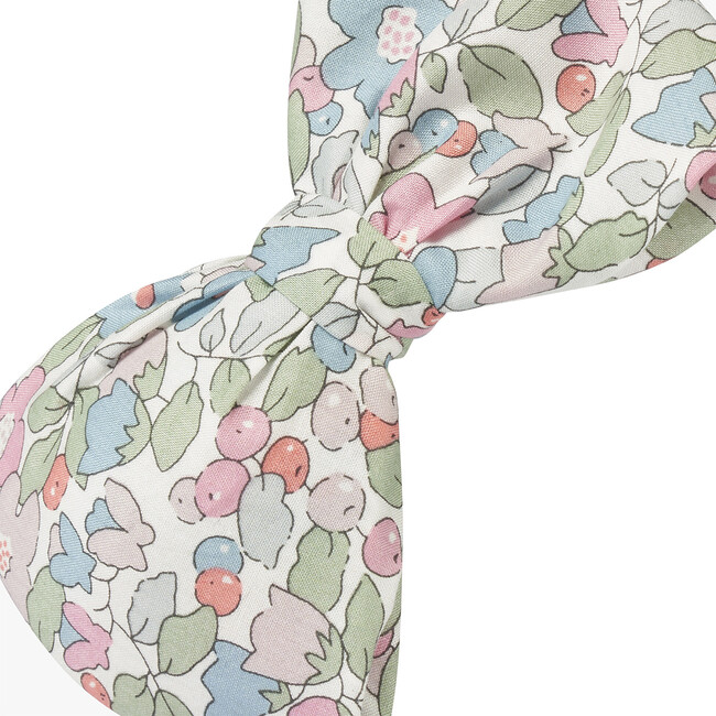 Liberty Betsy Berry Big Bow Headband, Pink and Green - Hair Accessories - 2