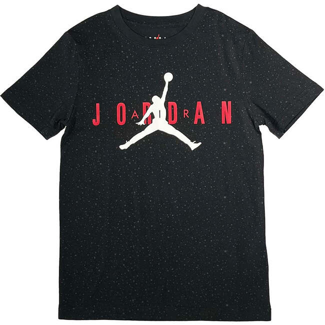 Jumpman Logo Speckle T-Shirts, Black