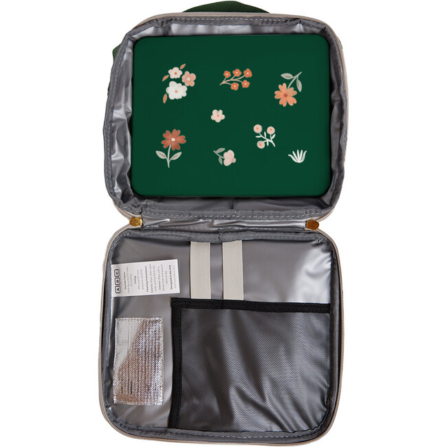 Bento and Lunch Bag Set, Neutral with Mini Floral
