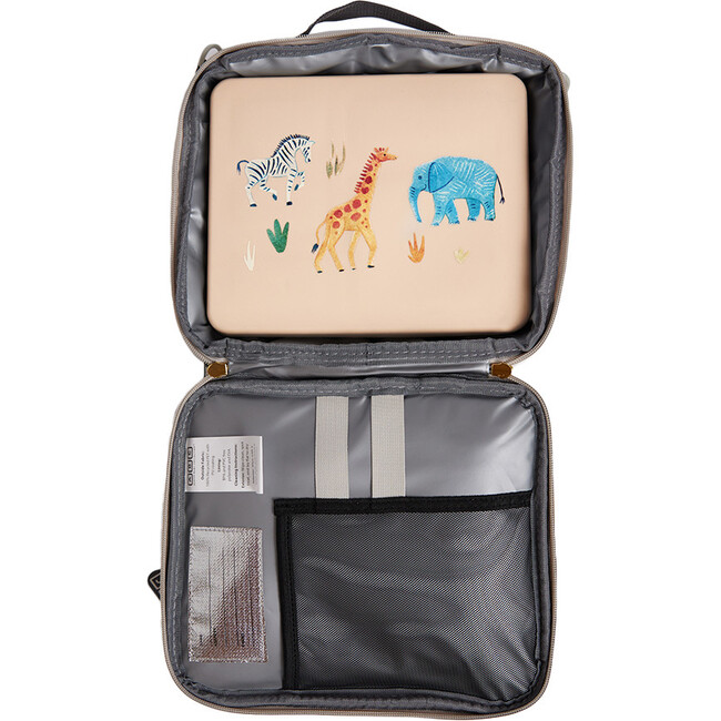 Bento and Lunch Bag Set, Safari