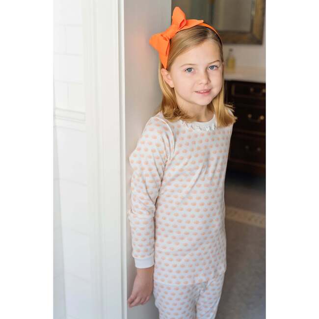Ava Girls Pima Cotton Pajama Pant Set, Pumpkin Patch - Pajamas - 4