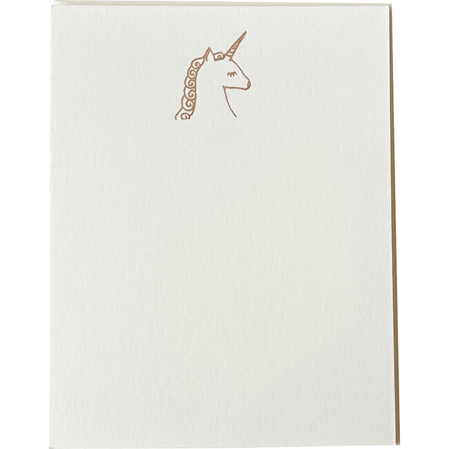 Unicorn Foil Pressed Notecard Set