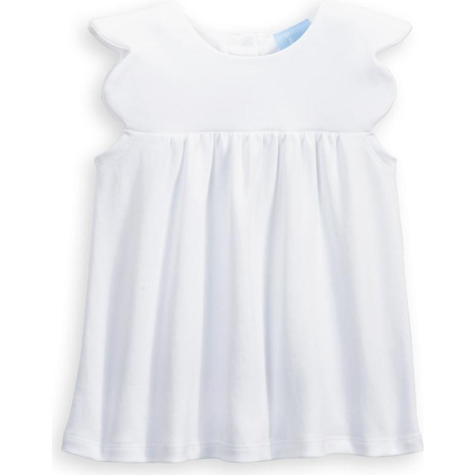 Tatiana Pima Blouse, White - Blouses - 1