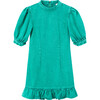 Juliette Denim Dress, Green - Dresses - 1 - thumbnail