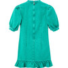 Juliette Denim Dress, Green - Dresses - 2