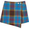 Plaid Skort, Blue - Skirts - 1 - thumbnail