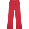Full Length Flare Pant, Red - Pants - 2 - thumbnail