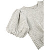 Exaggerated Sleeve Sweater, Grey - Sweaters - 3