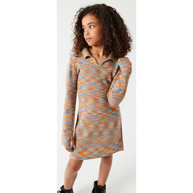 Space Yarn Collar Dress, Multi - Dresses - 3