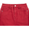 Full Length Flare Pant, Red - Pants - 3