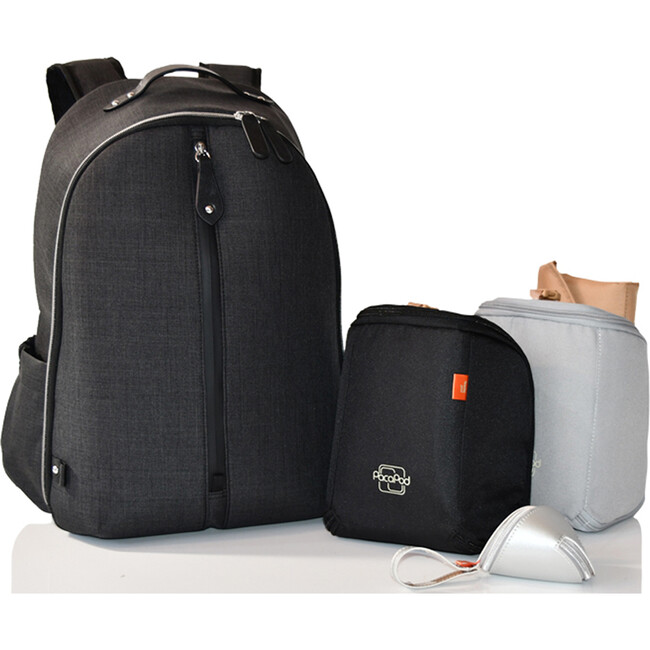 Picos Pack Diaper Bag, Carbon - Diaper Bags - 3