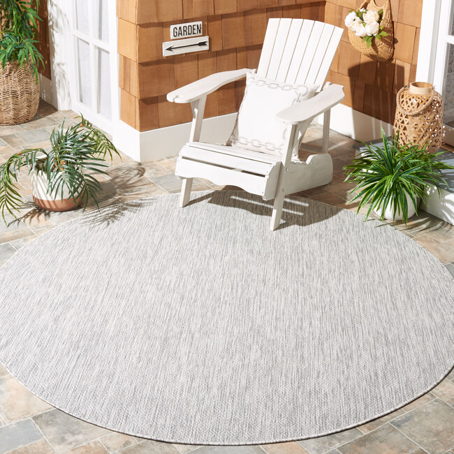 Courtyard Orion Indoor/Outdoor Rug, Grey - Rugs - 4