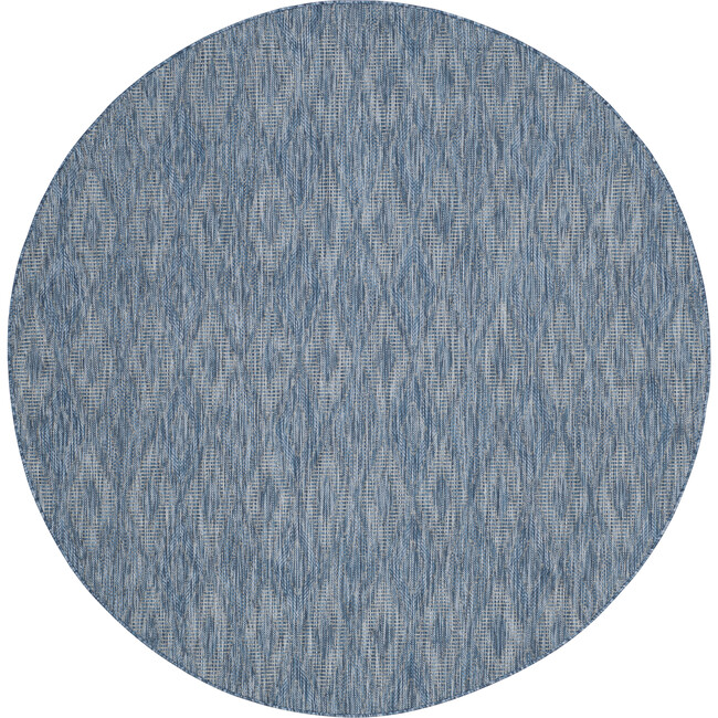 Courtyard August Indoor/Outdoor Rug, Navy - Rugs - 4