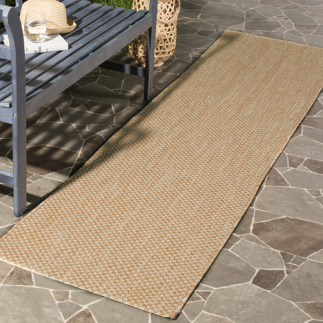 Courtyard Marigold Indoor/Outdoor Rug, Cream - Rugs - 6