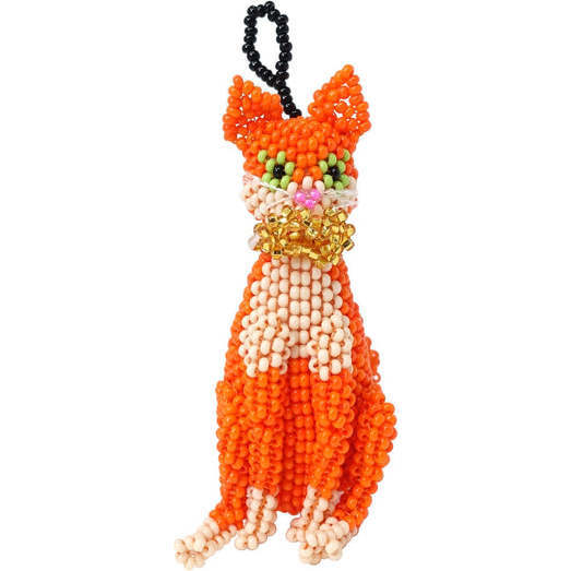 Orange Cat Halloween Ornament - Ornaments - 1