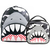 Shark Large Backpack And Lunch Bag Set, Black Camo - Backpacks - 1 - thumbnail