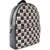 Shark Pattern Large Backpack And Lunch Bag Set, Black - Backpacks - 3
