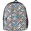 Checkered Shark Large Backpack And Lunch Bag Set, Multi - Backpacks - 2