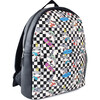 Checkered Shark Large Backpack And Lunch Bag Set, Multi - Backpacks - 3